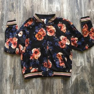 Xhilaration Floral Fall Jacket